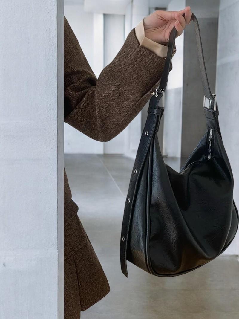 Large Capacity PU Leather Shoulder Bag - Women’s Luxury Handbag, Designer Tote Purse, Crossbody Work Bag, Elegant Everyday Carry Handbag
