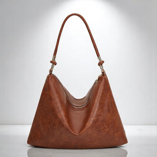 Simple Shoulder Handbag – Women’s High-Capacity PU Leather Armpit Bag, Minimalist Tote Purse, Fashion Everyday Carry Bag