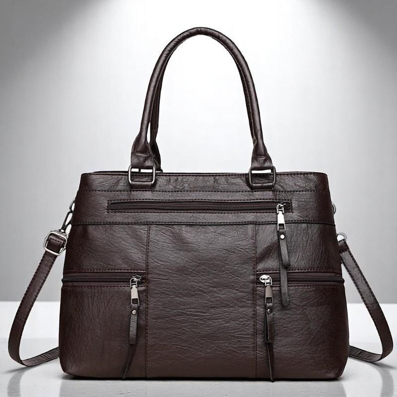 Elegant PU Leather Handbag – Women’s Large Shoulder Tote Purse, High Quality Top Handle Bag, Casual Crossbody Handbag for Daily Use