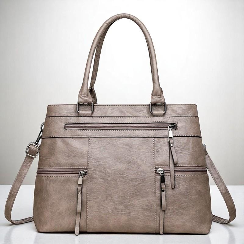 Elegant PU Leather Handbag – Women’s Large Shoulder Tote Purse, High Quality Top Handle Bag, Casual Crossbody Handbag for Daily Use