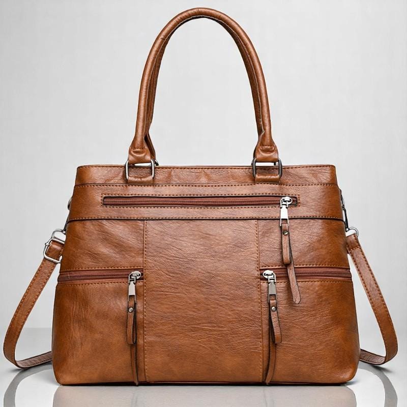 Elegant PU Leather Handbag – Women’s Large Shoulder Tote Purse, High Quality Top Handle Bag, Casual Crossbody Handbag for Daily Use