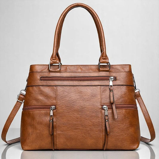Elegant PU Leather Handbag – Women’s Large Shoulder Tote Purse, High Quality Top Handle Bag, Casual Crossbody Handbag for Daily Use