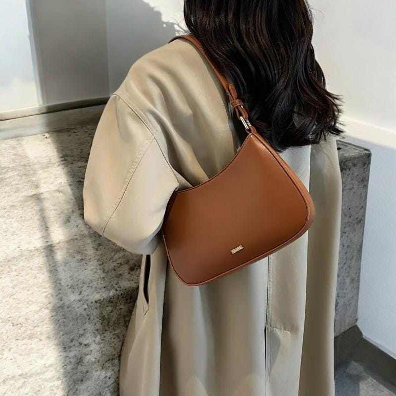 Trendy PU Leather Shoulder Bag | Stylish Retro Handbag for Women | Street Style Ladies' Daily Bag | Perfect Gift for Her