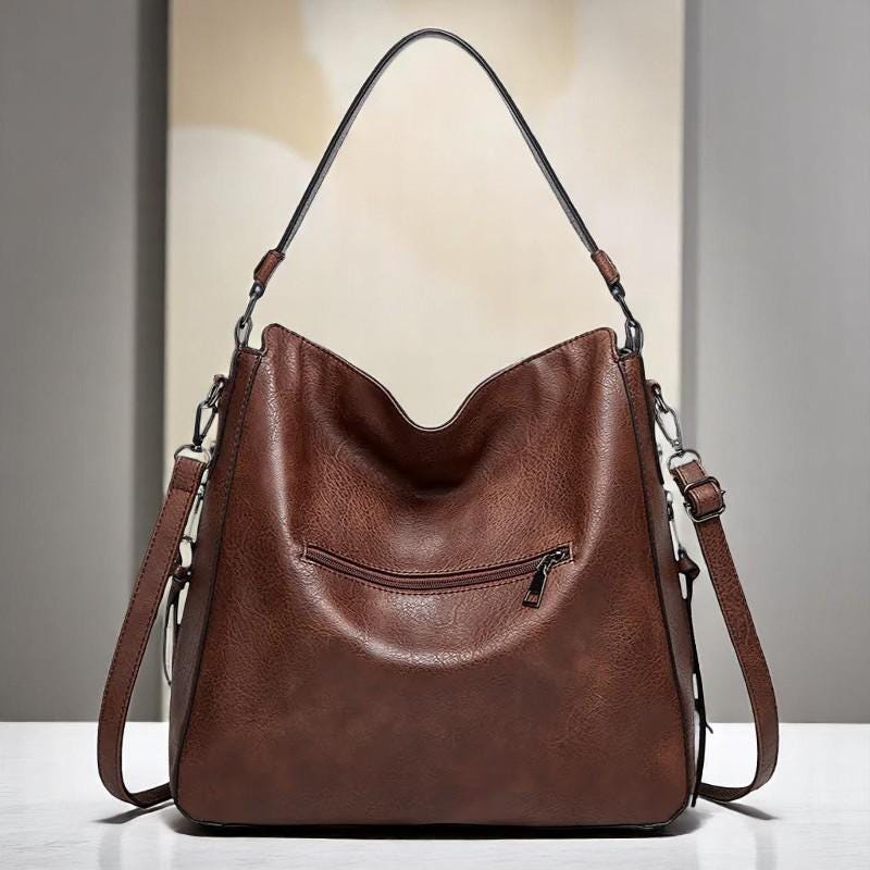 Summer Leather Shoulder Bag – Large Capacity Women’s Travel Handbag, Designer PU Messenger Purse, Feminine Weekend Tote Bag