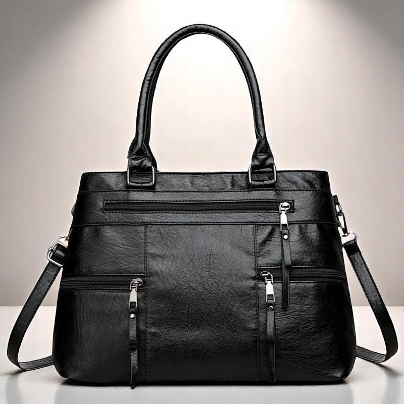 Elegant PU Leather Handbag – Women’s Large Shoulder Tote Purse, High Quality Top Handle Bag, Casual Crossbody Handbag for Daily Use