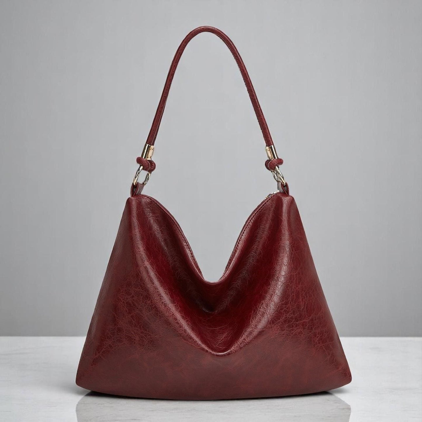 Simple Shoulder Handbag – Women’s High-Capacity PU Leather Armpit Bag, Minimalist Tote Purse, Fashion Everyday Carry Bag
