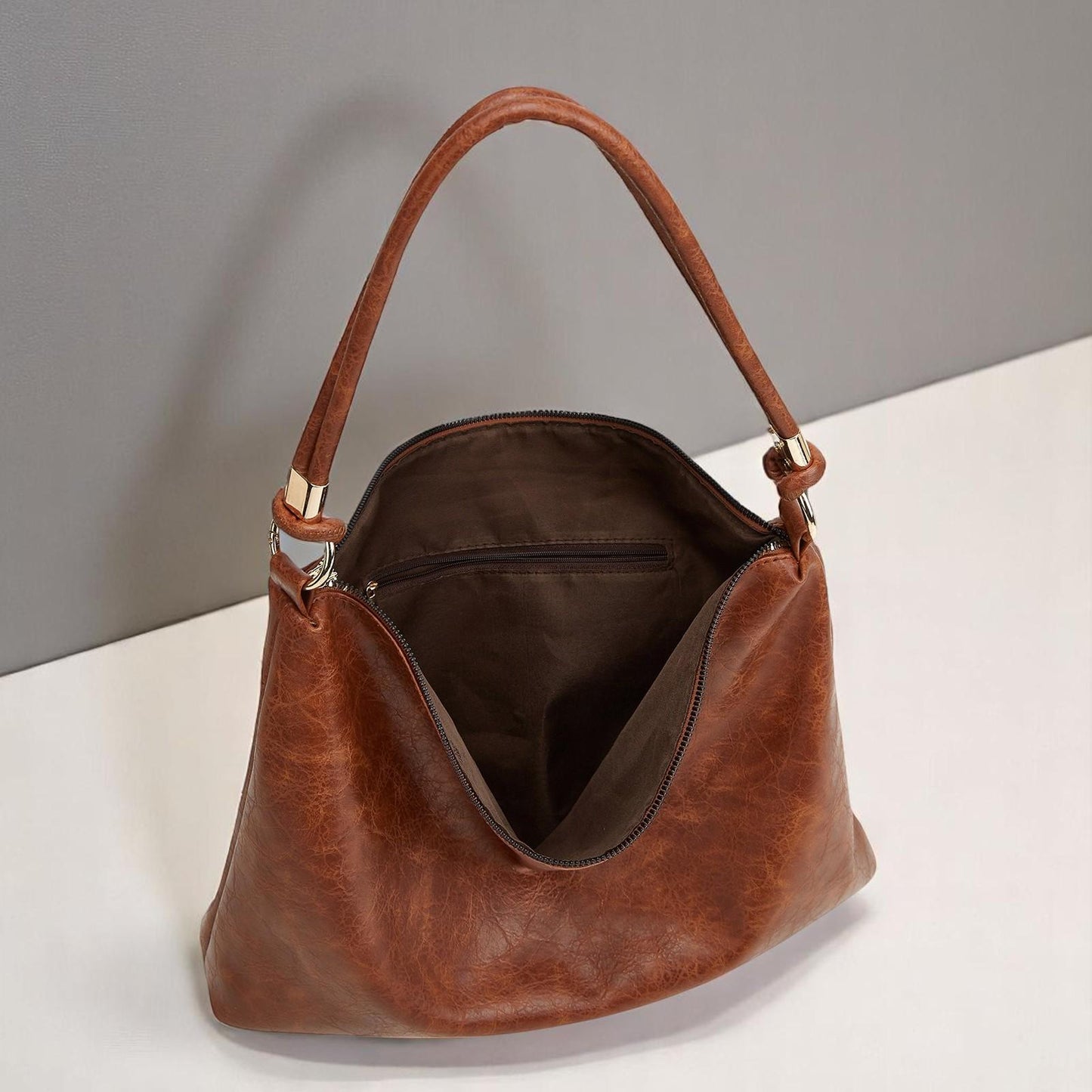 Simple Shoulder Handbag – Women’s High-Capacity PU Leather Armpit Bag, Minimalist Tote Purse, Fashion Everyday Carry Bag