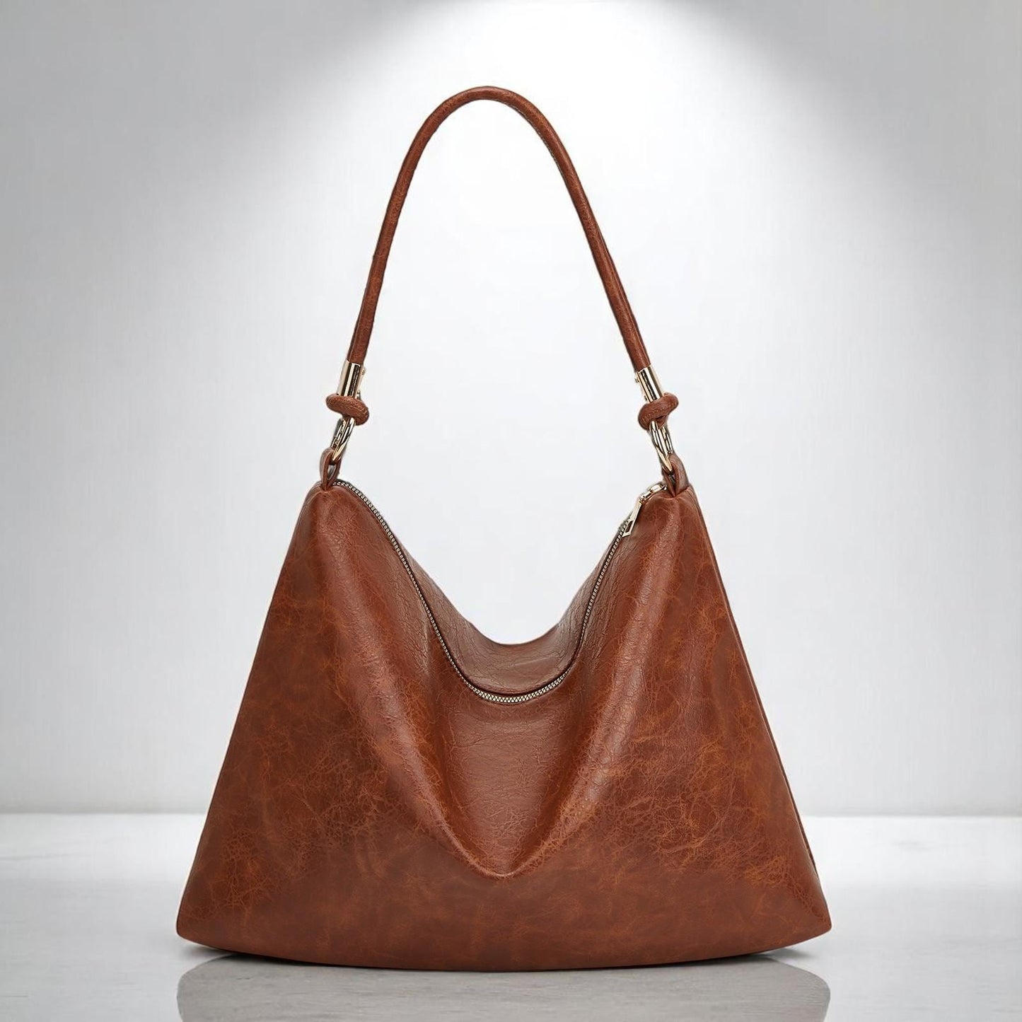 Simple Shoulder Handbag – Women’s High-Capacity PU Leather Armpit Bag, Minimalist Tote Purse, Fashion Everyday Carry Bag